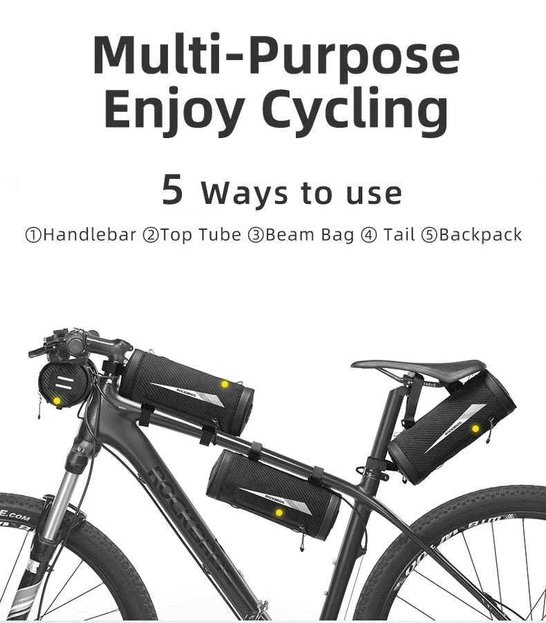 ROCKBROS Bike Front Bag Cycling Waterproof Handlebar Bag