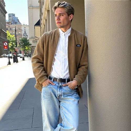 ChicPatch Men's Winter Zip Jacket