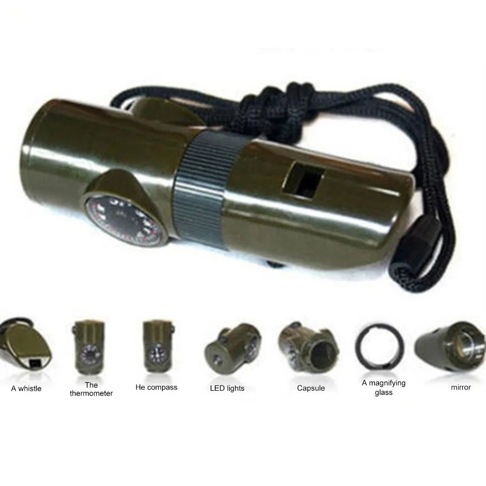 7 in 1 Jungle Survival Whistle