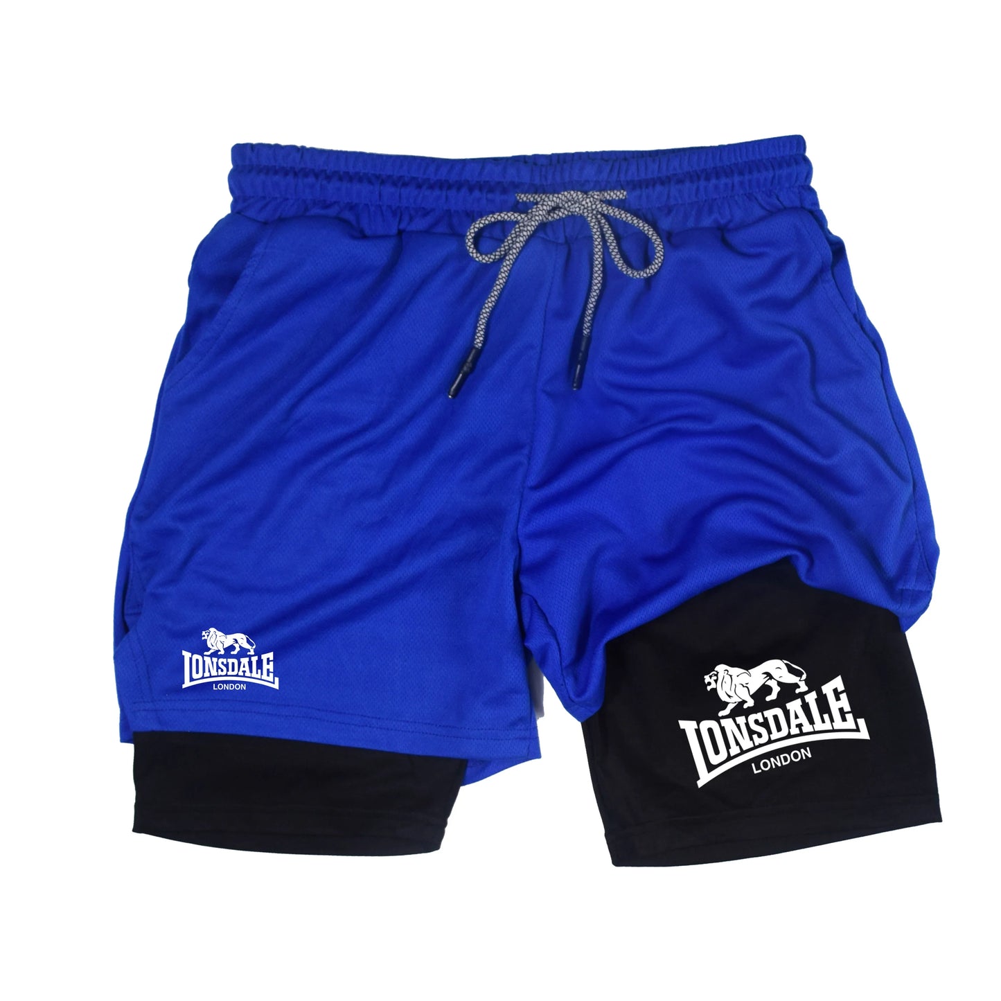 Lonsdale 2-in-1 Men's Running Shorts with Pocket