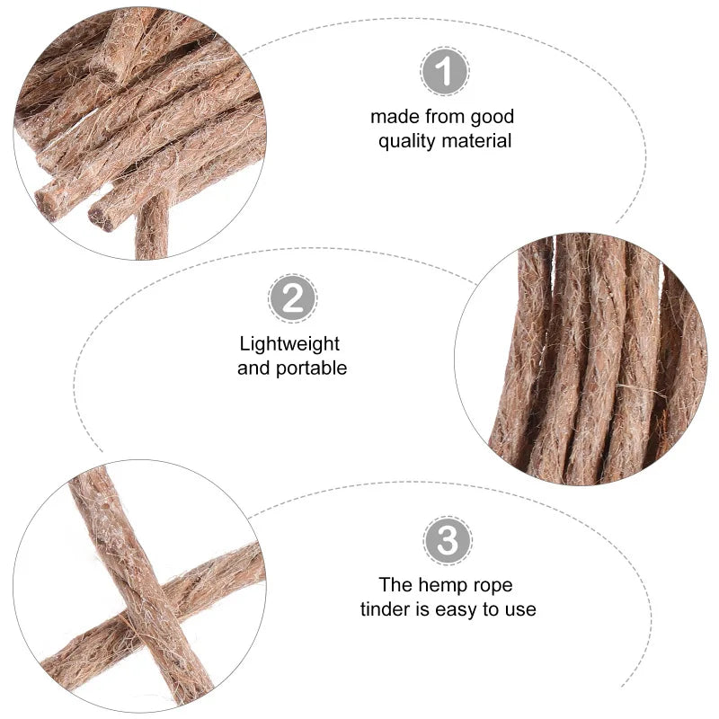 All-Weather Fire Starter Rope