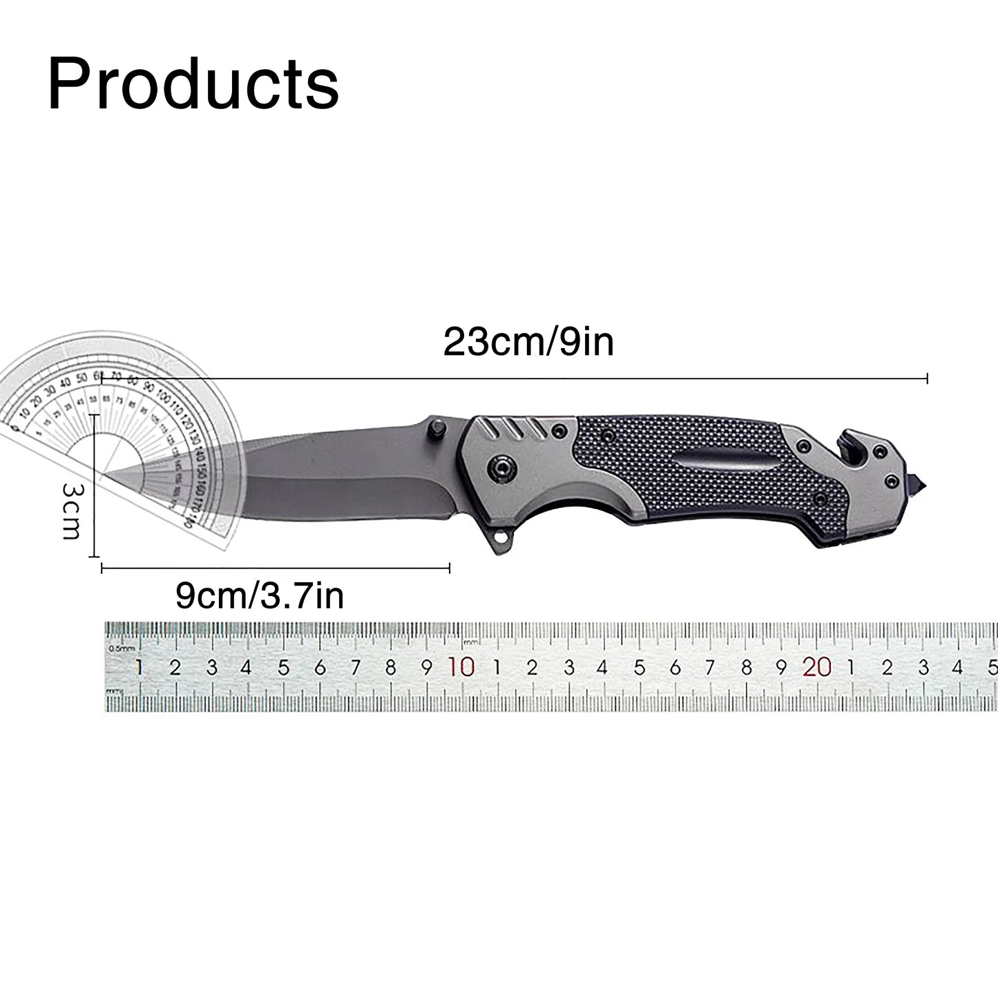 Folding knife with clip