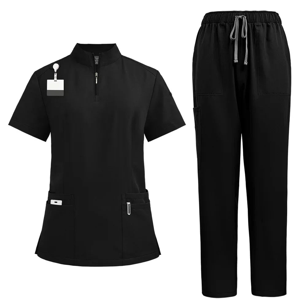Unisex Medical V-neck Nurse Scrubs