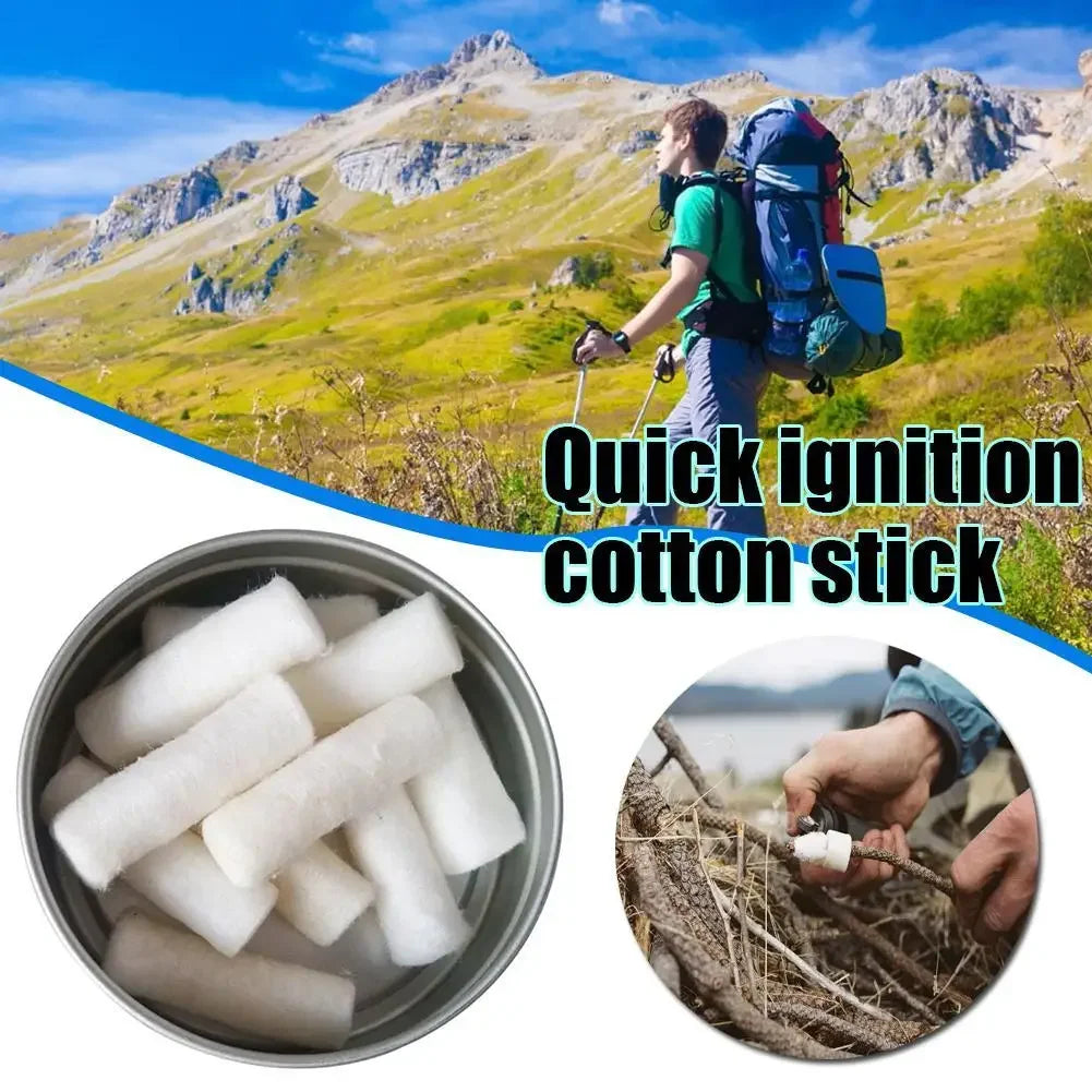 12pc Campfire Ignite: Weatherproof Paraffin Kit