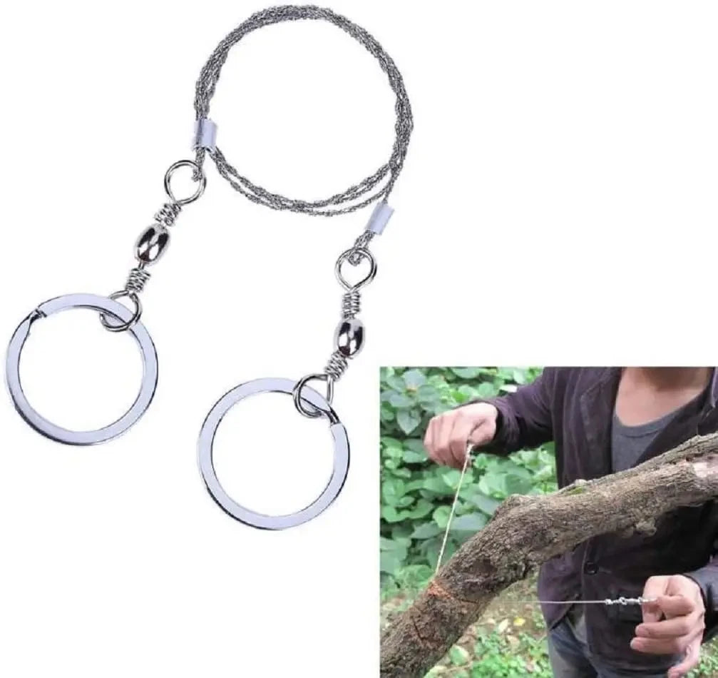 PocketPro Wire Saw: Durable Outdoor Survival Tool