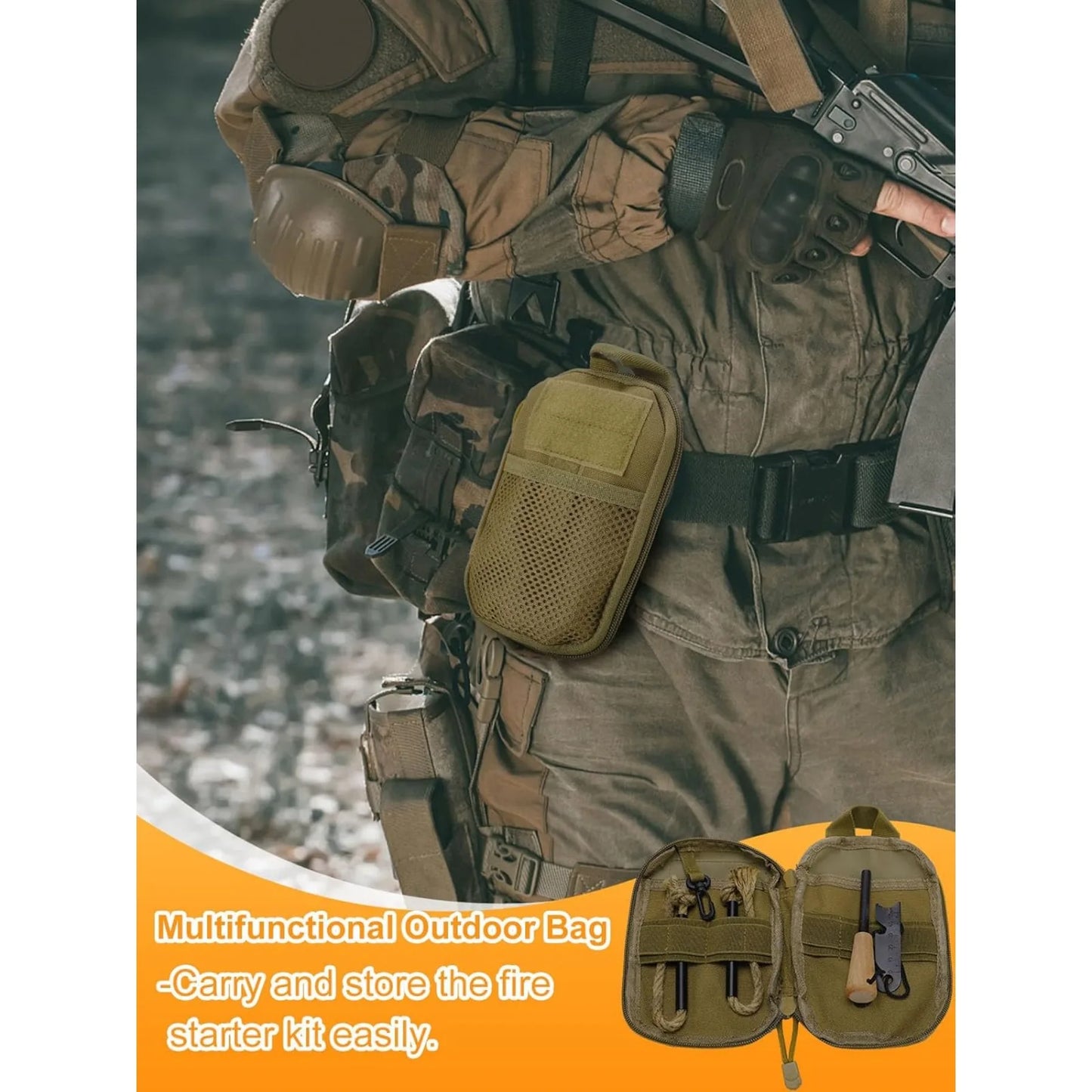 Fire Starter Survival Tool Multifunctional