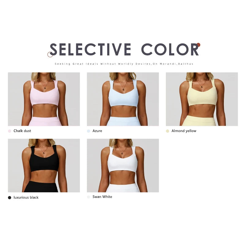 AeroFit Double Strap Sports Bra for Active Women