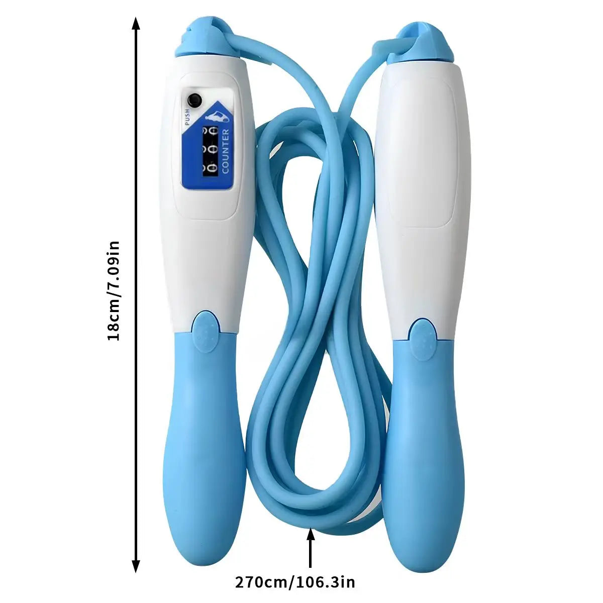1 Piece Jump Rope with Counter Adjustable Length Suitable for Sports Fitness Training Sports Supplies