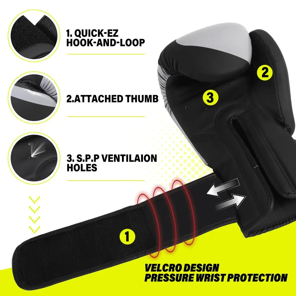 ProFlex 12oz Boxing & Muay Thai Training Gloves