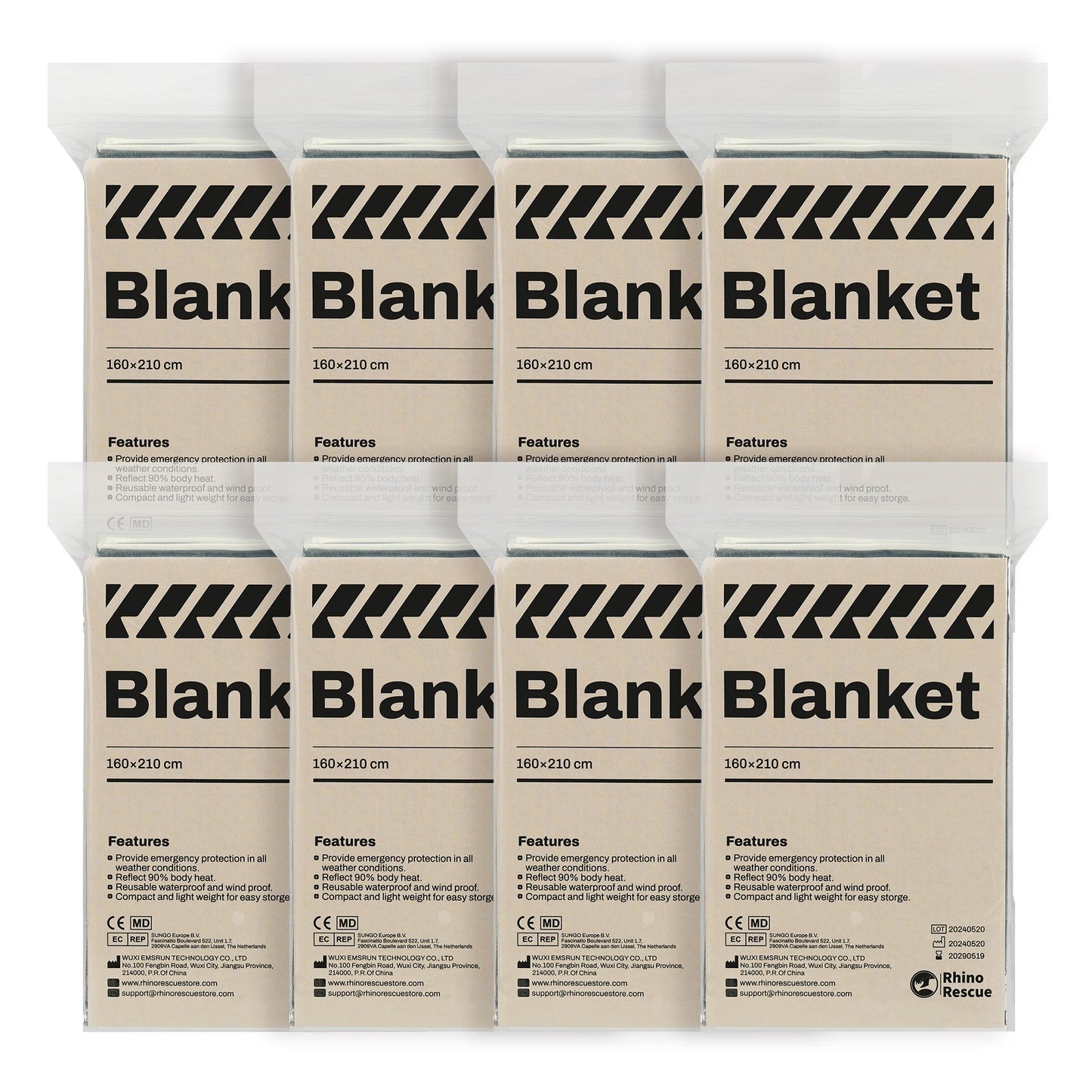 Ultra-Compact Survival Thermal Blanket