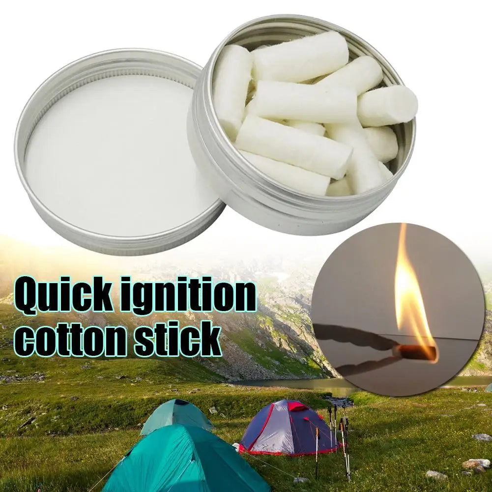 12pc Campfire Ignite: Weatherproof Paraffin Kit
