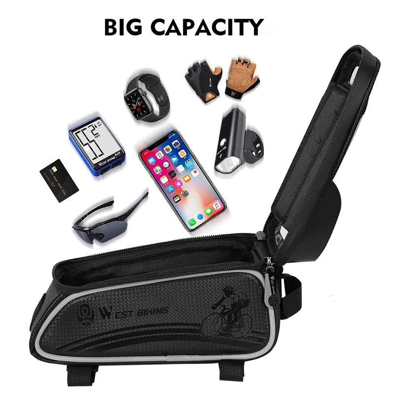 CycleGuard: Waterproof Touchscreen Bike Bag