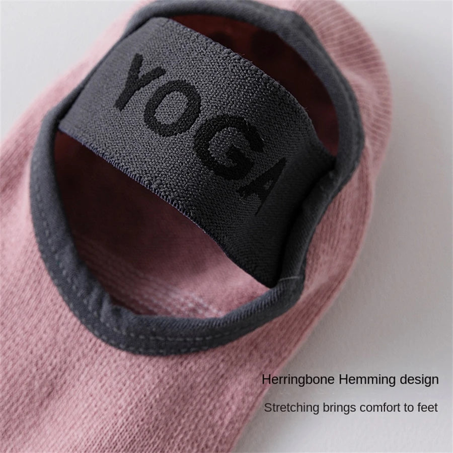 Women's five finger socks, professional anti slip yoga socks