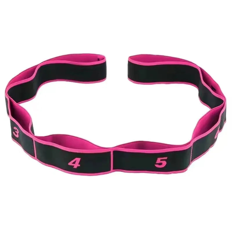 8 Section Yoga Stretching Resistance Bands