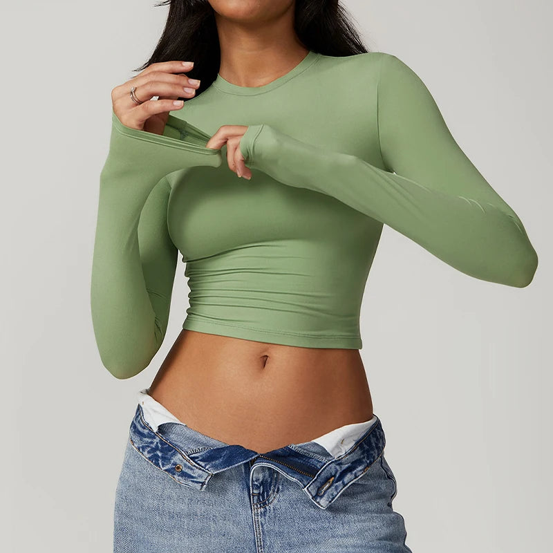 FlexiDry Women's Crop Sports Top