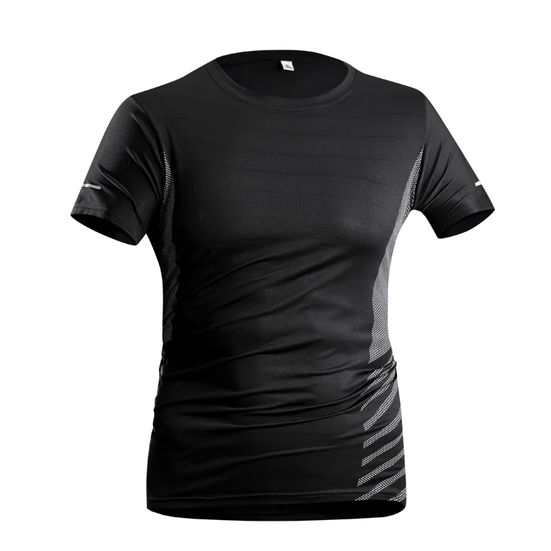 Cool Run Reflective Ice Silk Men's Fitness Tee