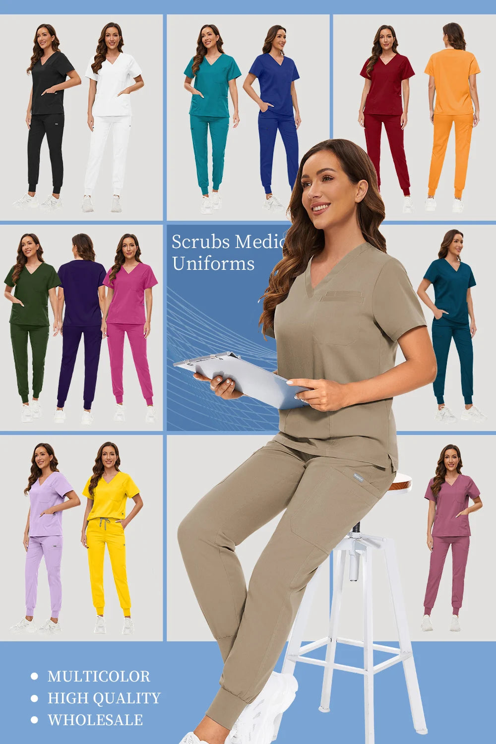 Medical Surgical Scrub Sets Unisex