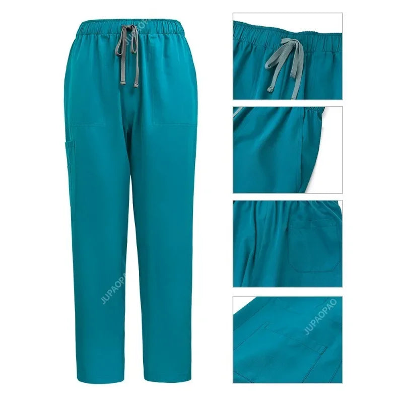 Unisex Medical V-neck Nurse Scrubs