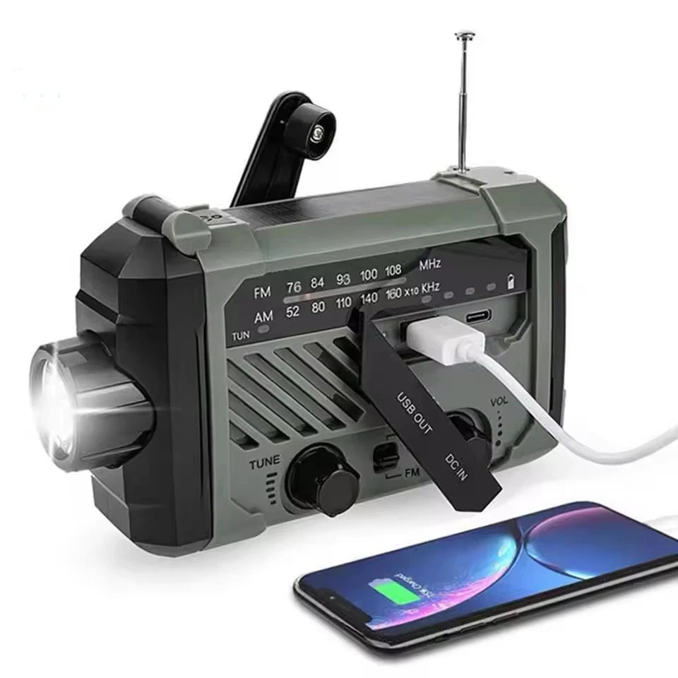 Emergency Solar Radio with Handle