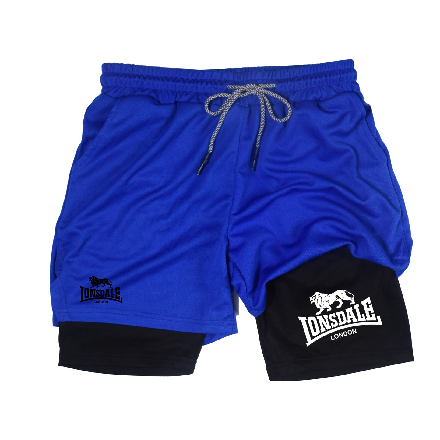 Lonsdale 2-in-1 Men's Running Shorts with Pocket