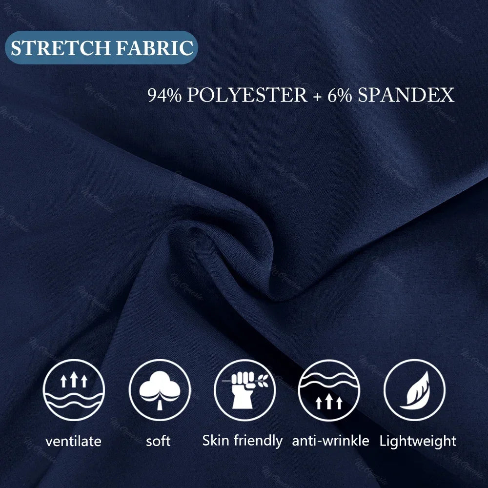 Women's Medical Uniform Elastic Scrub Set