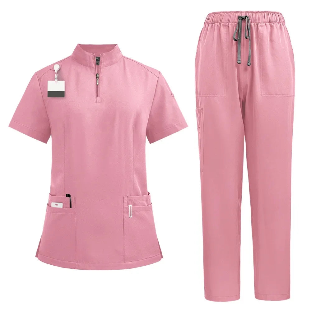 Unisex Medical V-neck Nurse Scrubs