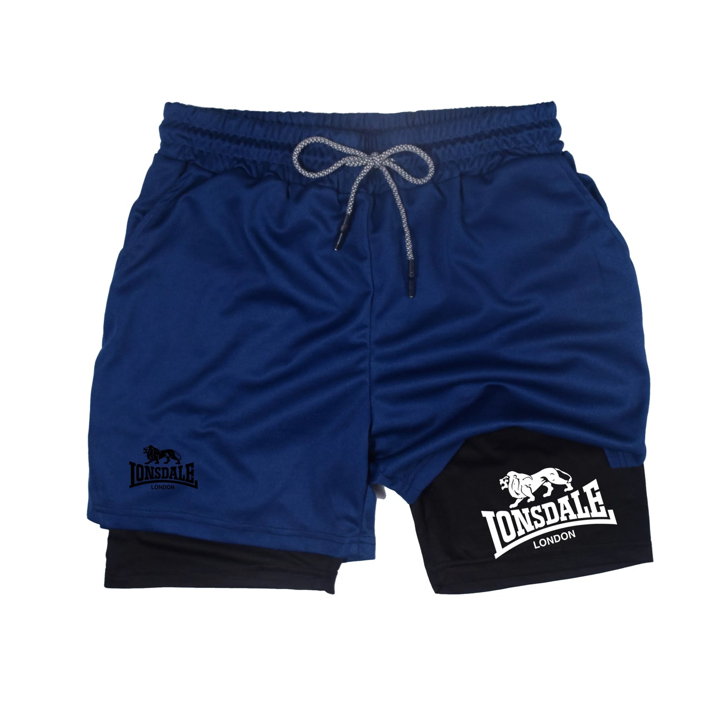 Lonsdale 2-in-1 Men's Running Shorts with Pocket