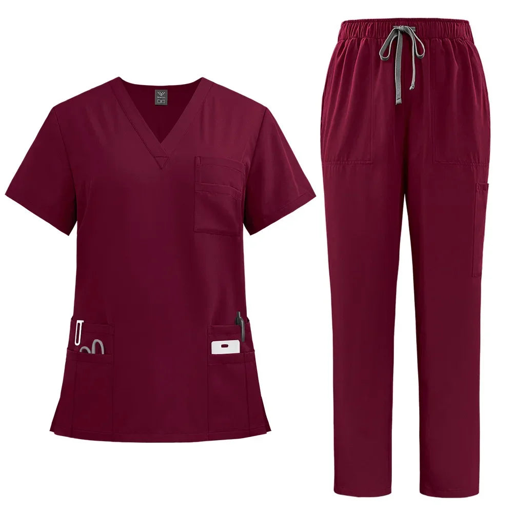 Men's Classic Nurse Scrubs Set