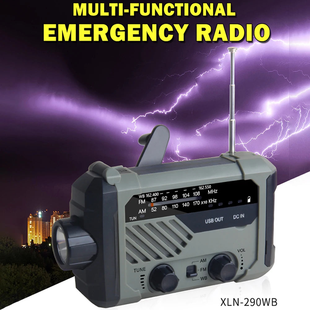 Emergency Solar Radio with Handle