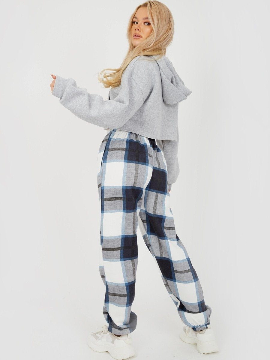 Checked Joggers Womens - Check Print Joggers