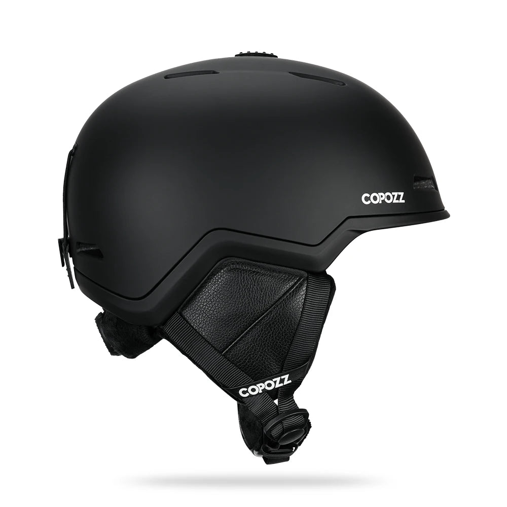 COPOZZ SafeSnow Half-Cover Ski Helmet