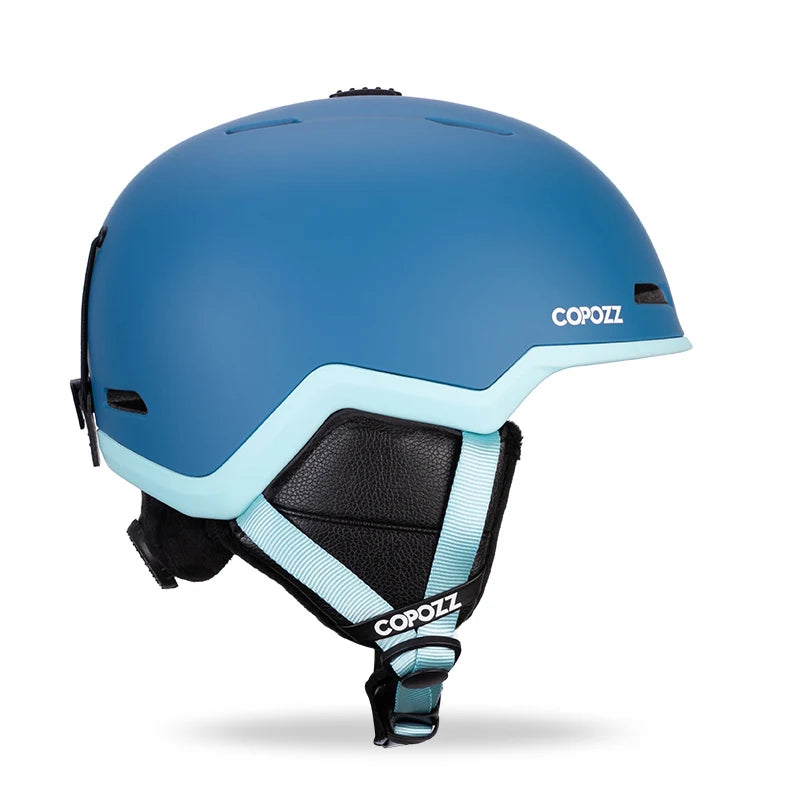 COPOZZ SafeSnow Half-Cover Ski Helmet