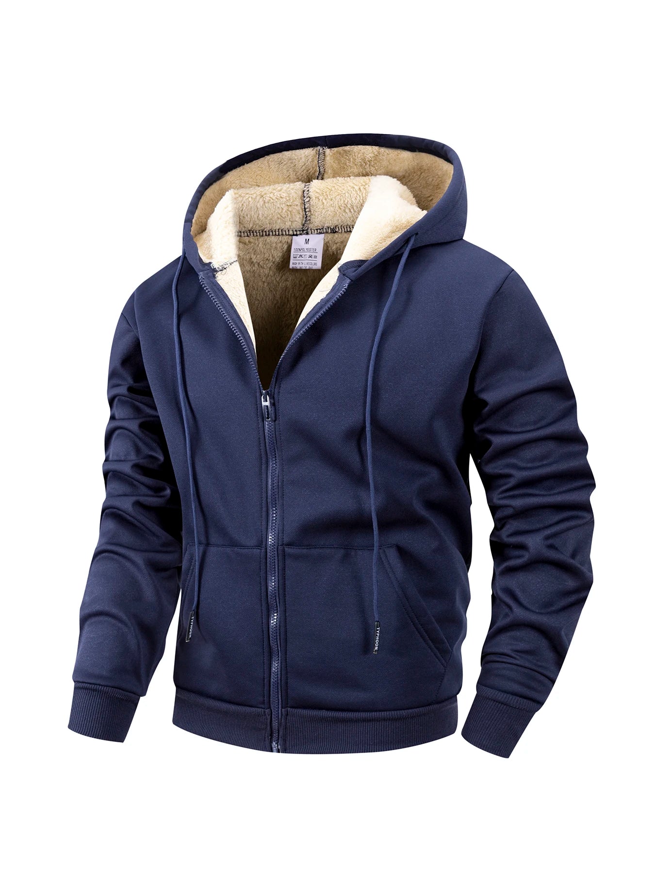FrostGuard Men's Heavyweight Fleece Zipper Hoodie