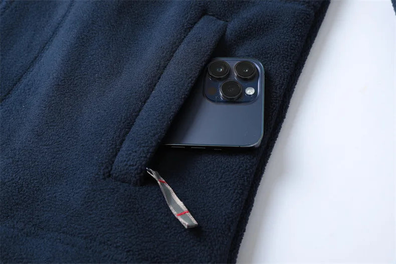 FrostGuard Men's Luxe Hooded Fleece Jacket