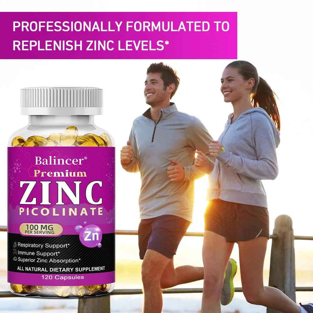 ZincBoost 100: Immune, Sleep & Energy Support Capsules