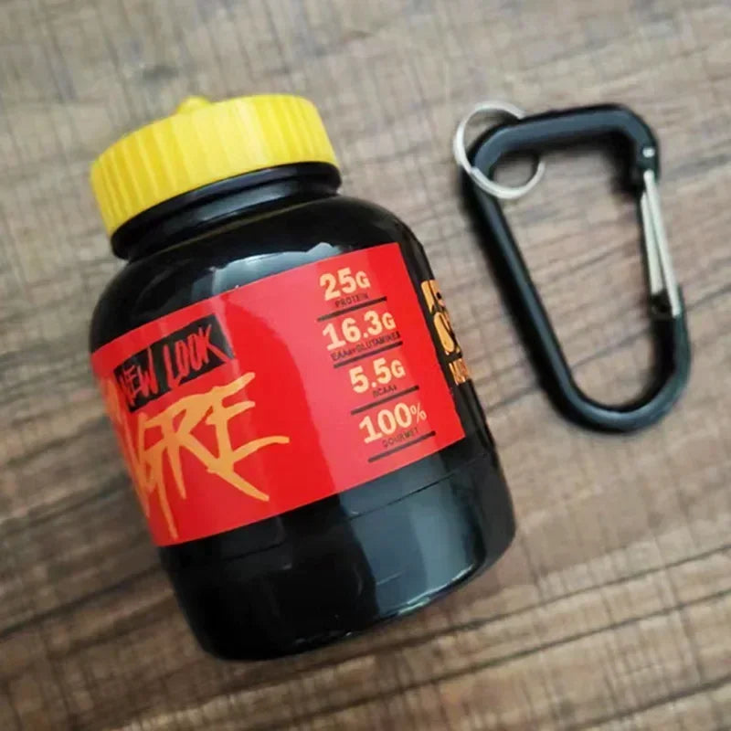 WheyGo: Compact Protein & Health Funnel Keychain
