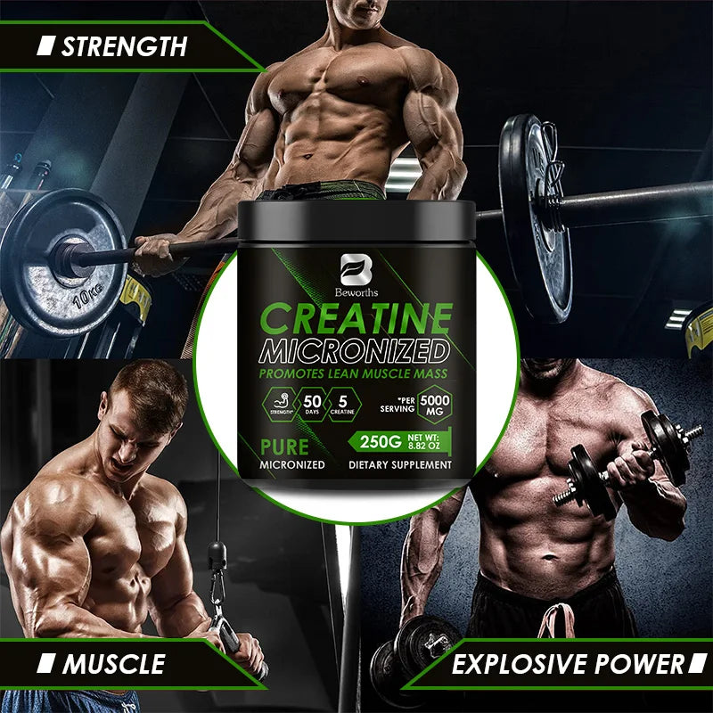 BEWORTHS MuscleBoost Creatine: Enhance Power & Focus
