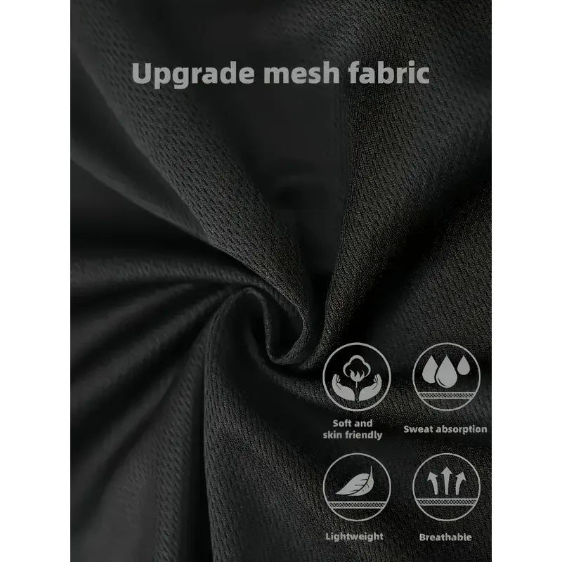 Plus Size Men's Basketball Sports Set - Breathable 2-Piece