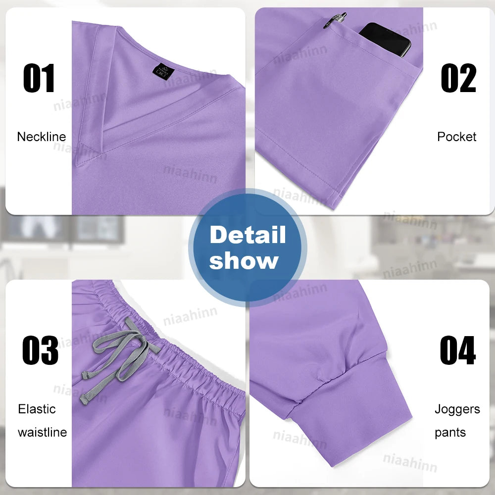 EliteCare Unisex Surgical Scrub Set