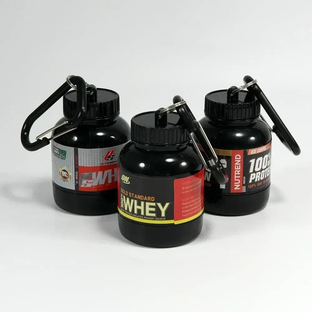 WheyGo: Compact Protein & Health Funnel Keychain
