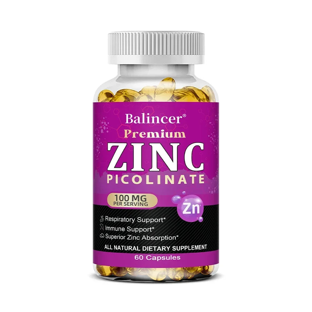 ZincBoost 100: Immune, Sleep & Energy Support Capsules