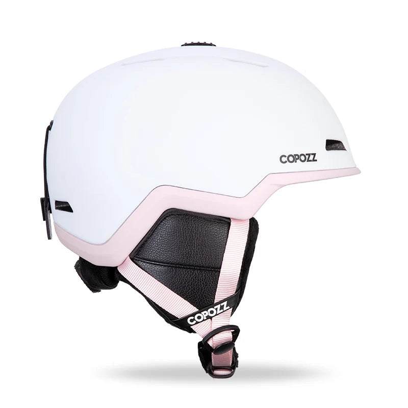 COPOZZ SafeSnow Half-Cover Ski Helmet