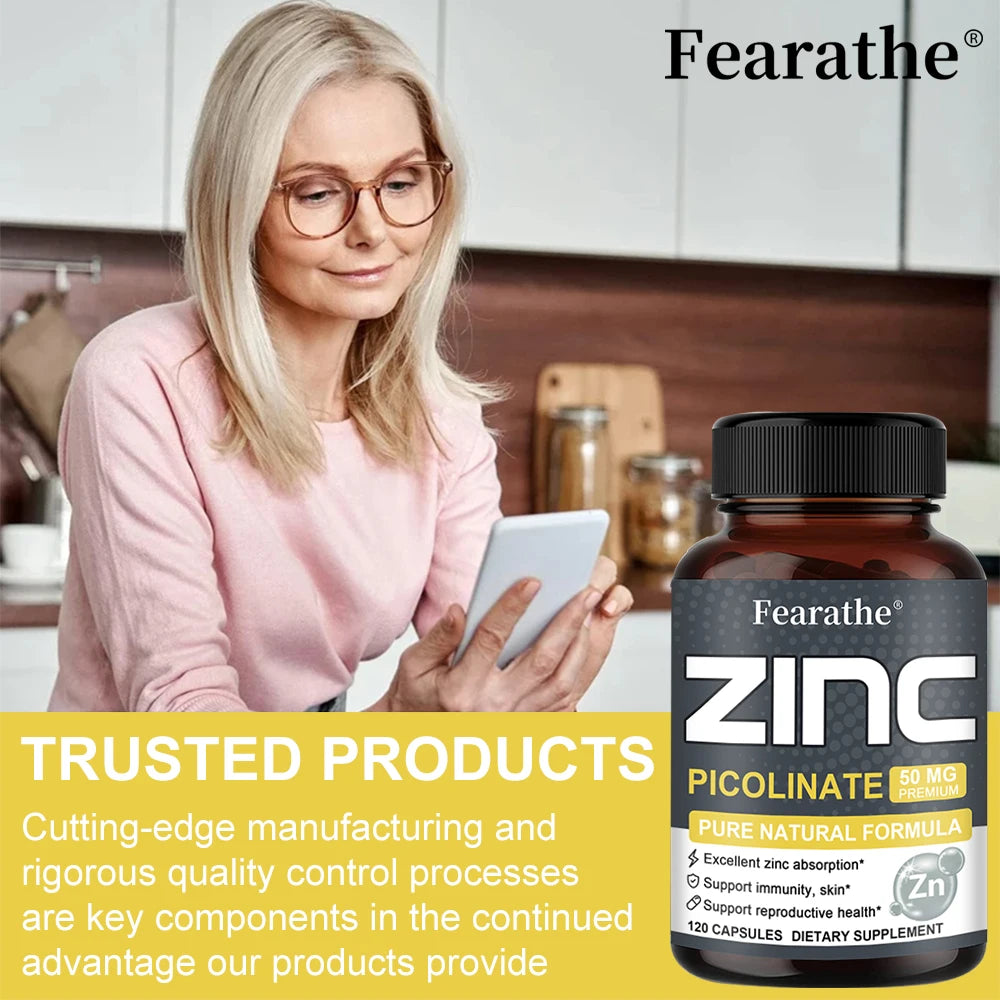 ZincMax 50: Immune & Skin Boost, Pure & Potent