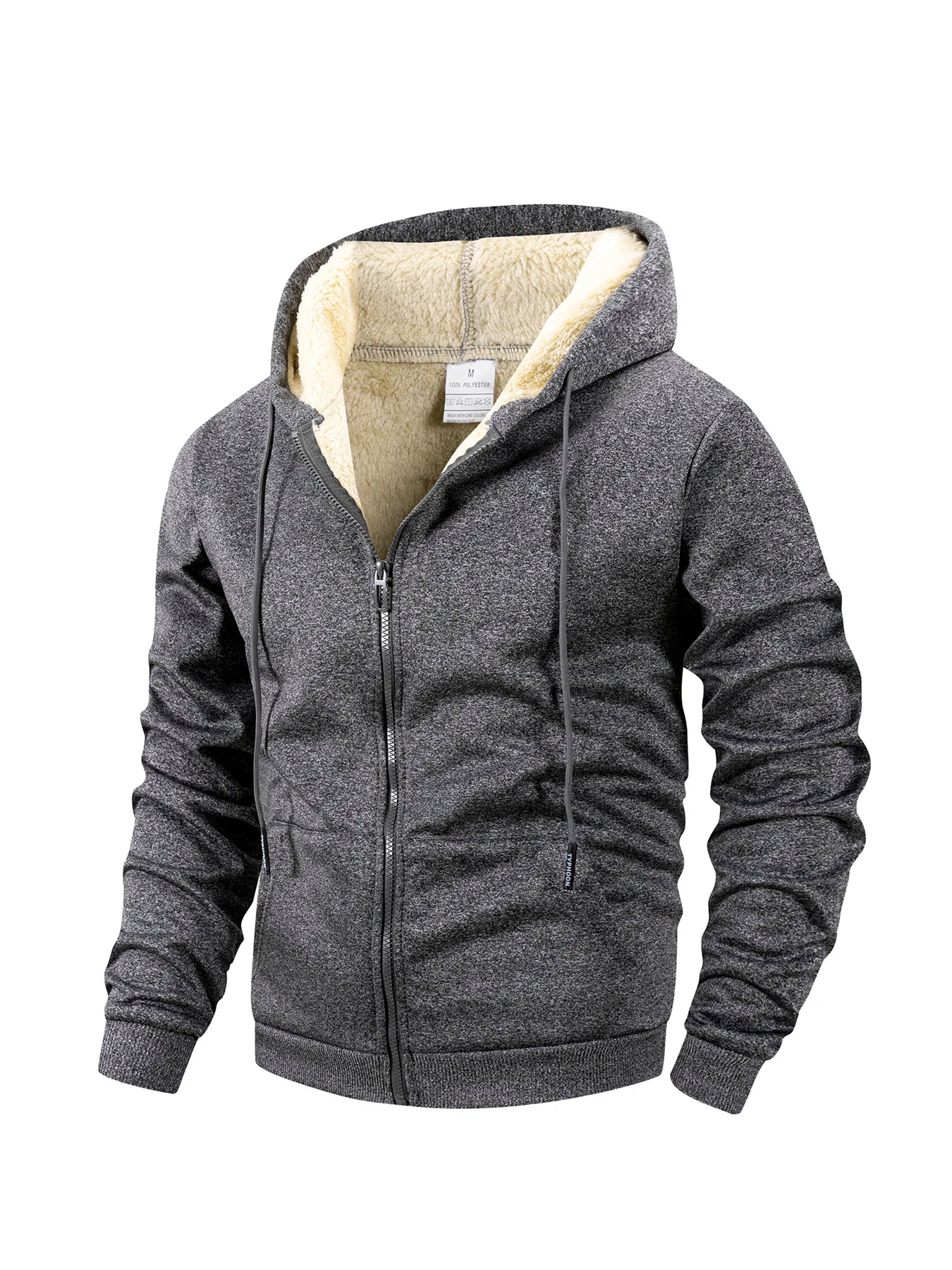 FrostGuard Men's Heavyweight Fleece Zipper Hoodie
