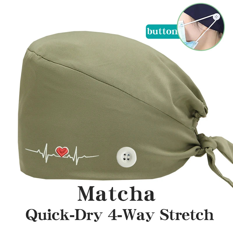 Quick Dry Stretch Medical Hat Caps