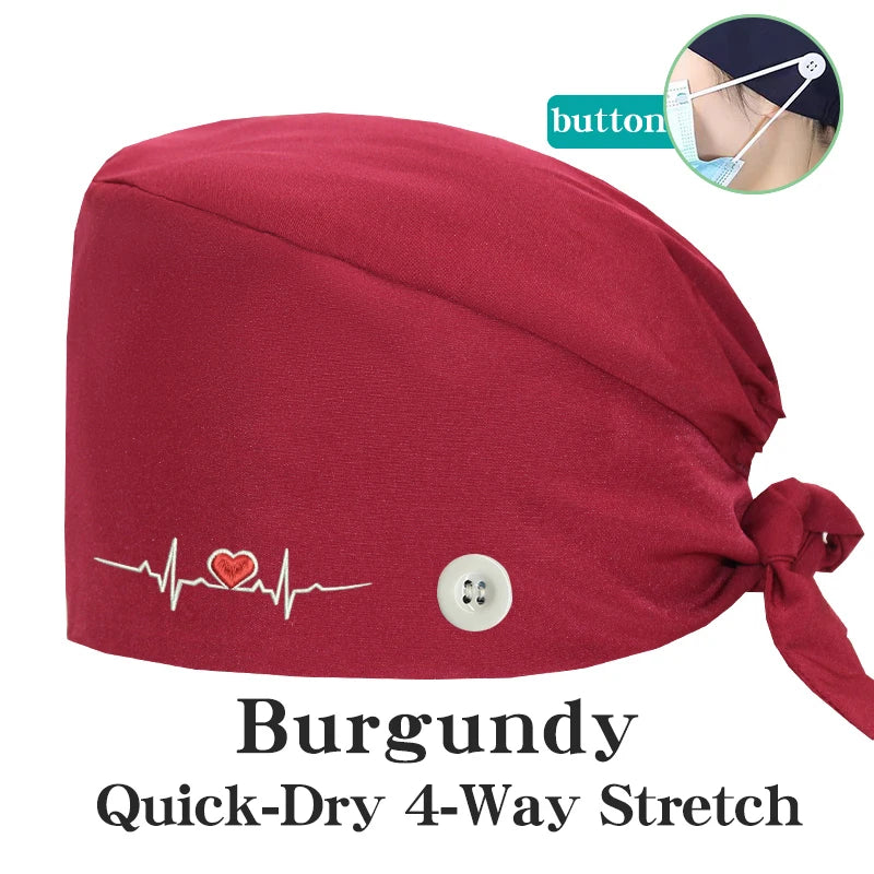 Quick Dry Stretch Medical Hat Caps