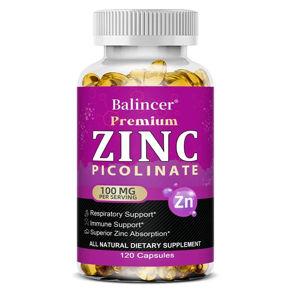 ZincBoost 100: Immune, Sleep & Energy Support Capsules
