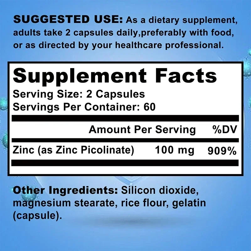 ZincBoost+ Immune & Skin Health Capsules, Non-GMO
