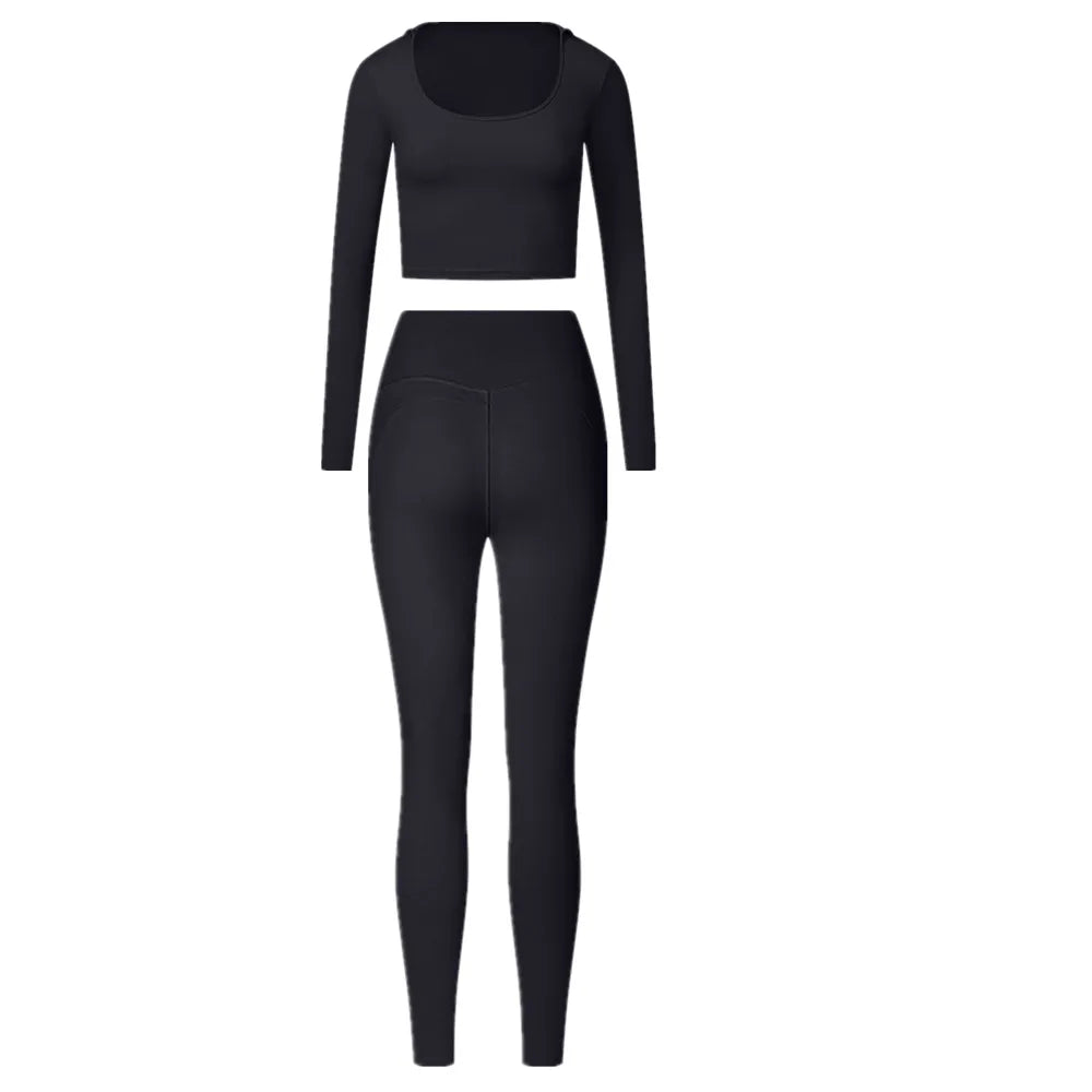 ActiveFit 2-Piece Yoga Crop & Legging Set