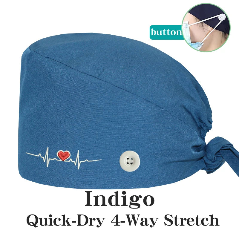 Quick Dry Stretch Medical Hat Caps